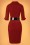 Glamour Bunny 34727 Yade Pencil Dress in Red 20191211 010W