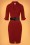 Glamour Bunny 34727 Yade Pencil Dress in Red 20191211 002W
