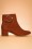 Tamaris - 70s Jessy Suedine Ankle Booties in Cinnamon 4