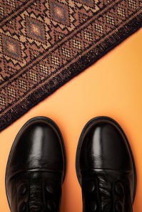 Miz Mooz - Lincoln Leather Boots Années 60 en Noir 2