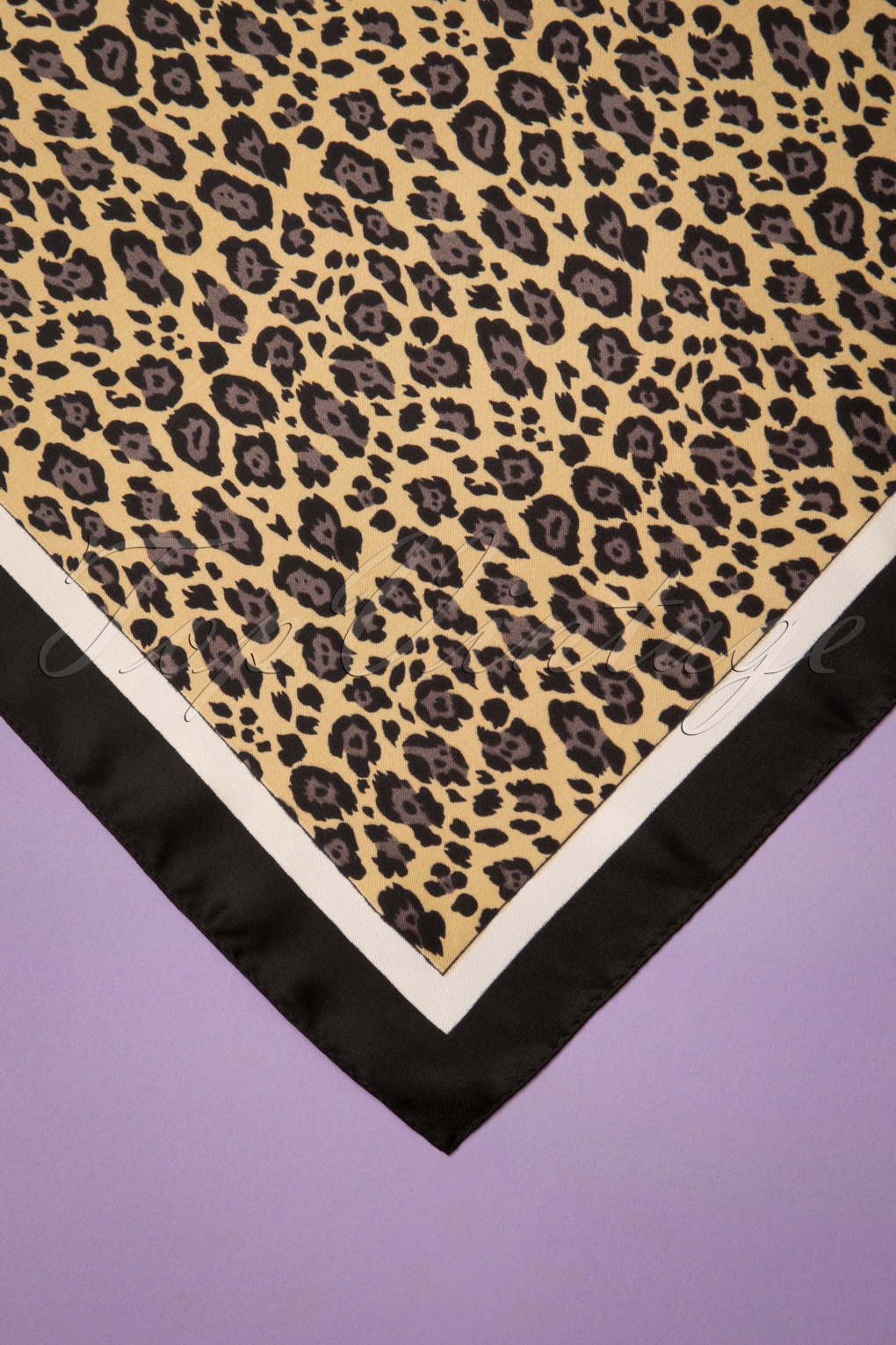 50s Hair Scarf in Leopard