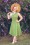 50s Caterina Sleeveless Swing Dress in Pear Green
