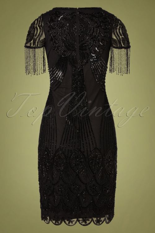 GatsbyLady - Marta Flapper jurk in zwart 3