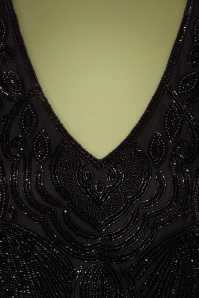 GatsbyLady - 20s Marta Flapper Dress in Black 5