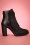 Tamaris - 50s Lorena Lace Up Leather Booties in Black  2