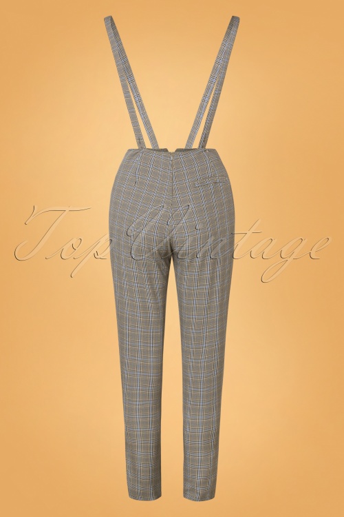 Vixen - 50s Barbara Cigarette Trousers in Grey 2