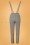 Vixen - 50s Barbara Cigarette Trousers in Grey 2