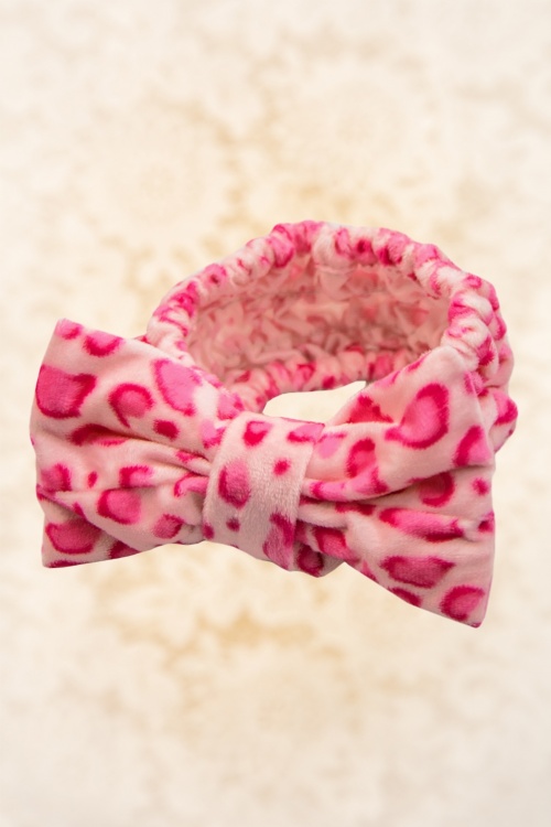 The Vintage Cosmetic Company - Lola Make-Up Headband in Pink 2
