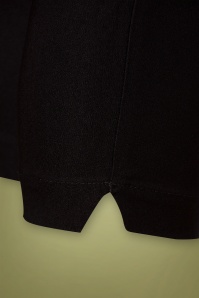 Steady Clothing - 50s Millenium Capri in Black 4