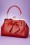 Banned Alternative - 50s Lockwood Bow Handbag in Red 3