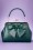 Banned Alternative - 50s Lockwood Bow Handbag in Green