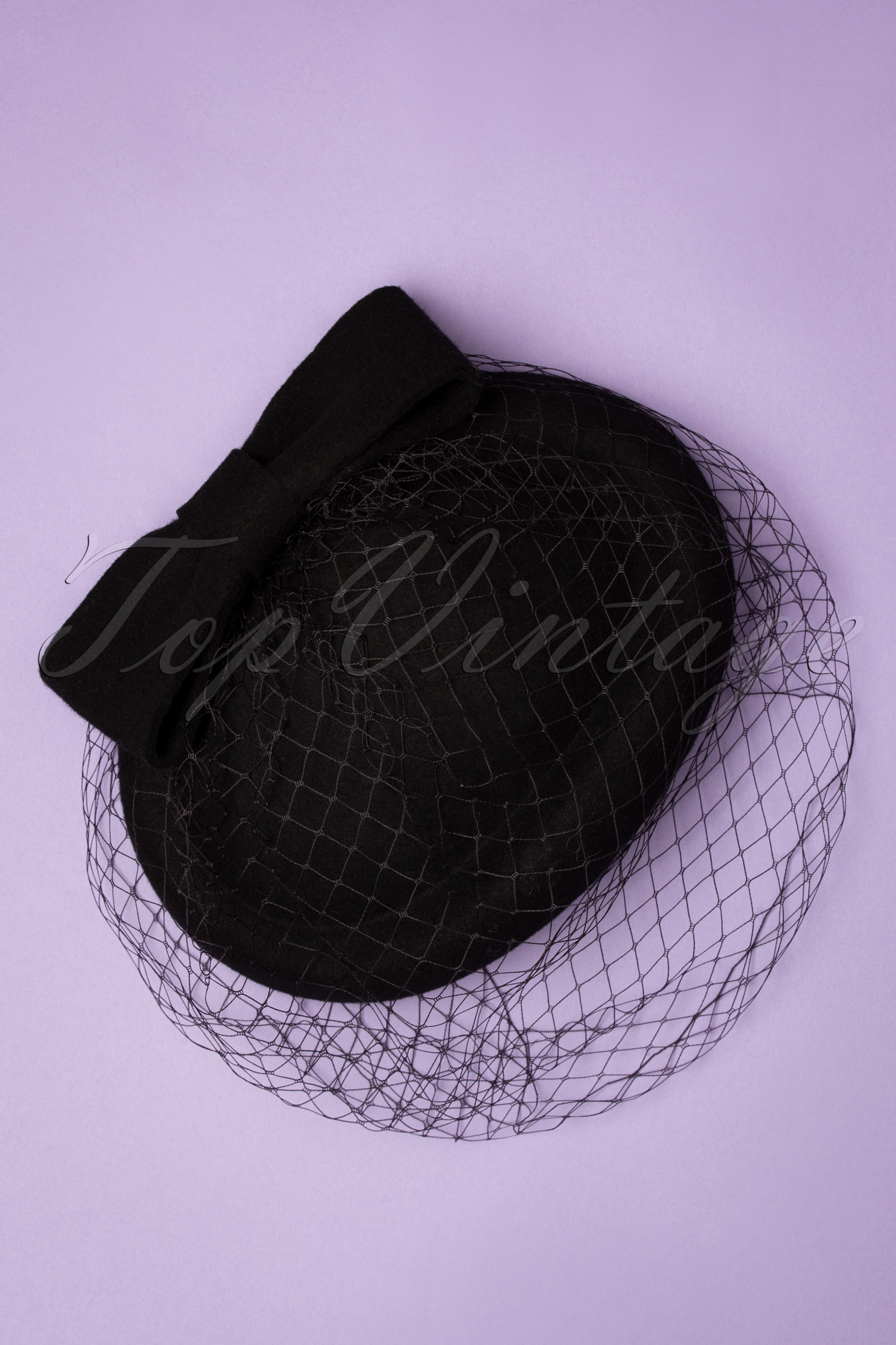 Banned Retro - Shamira  Fascinator in zwart