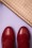 Topvintage Boutique Collection - Former Times Lederbooties in Passion Red 3