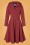 Miss Candyfloss - TopVintage exclusive ~ 50s Loris Olive Swing Trench Coat in Wine 2