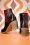 Banned Retro - Keenak Face Boots Années 70 en Noir  4