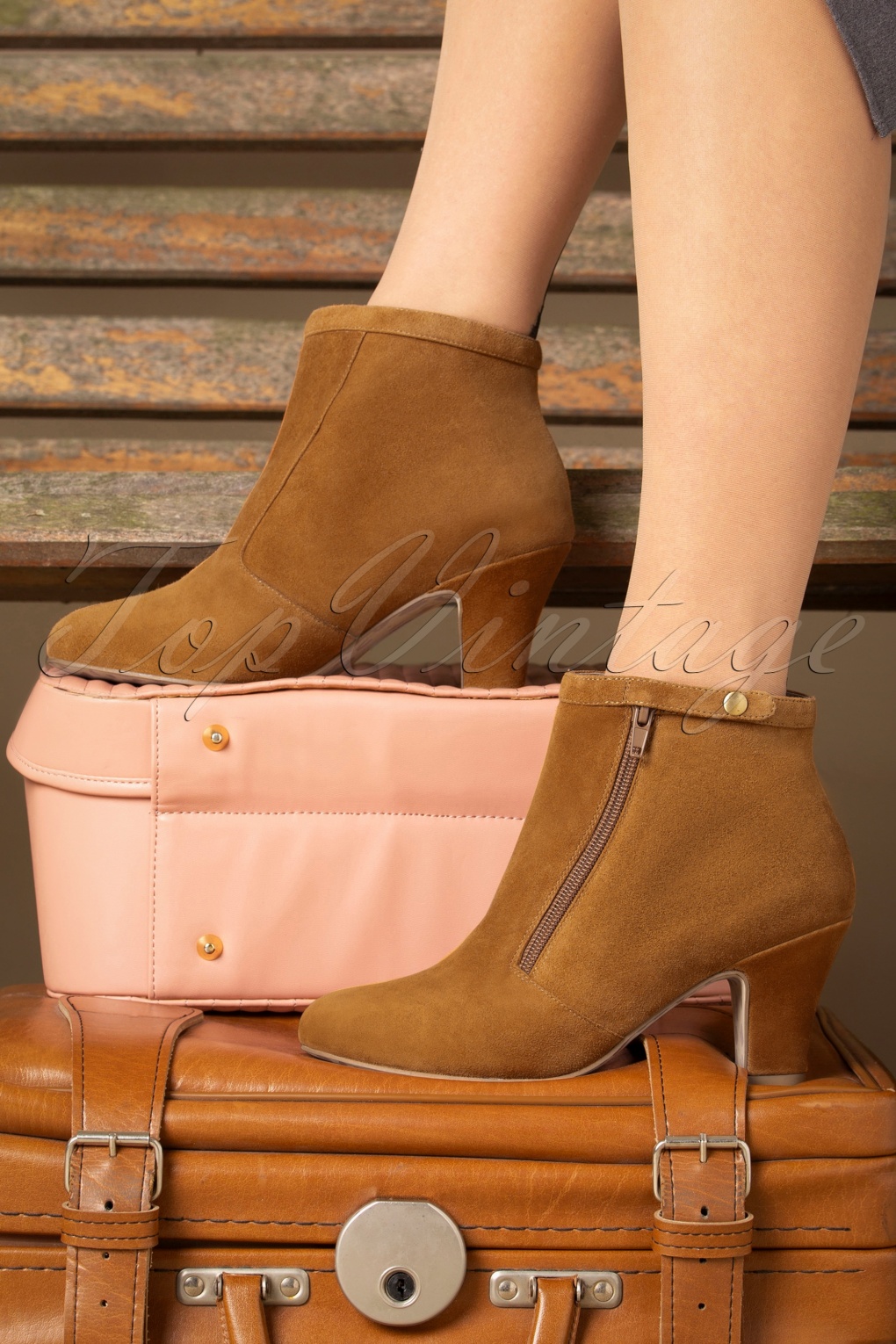 old lady leather shoes