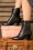 Lola Ramona ♥ Topvintage - 40s Ava On My Way Lace Up Booties in Black