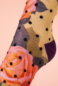 XPOOOS - Stormy Sparkly Socks in Beige 2