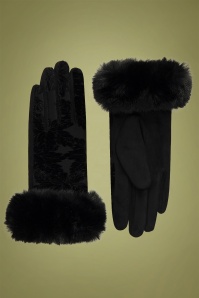 Alice - 50s Seren Gloves in Black