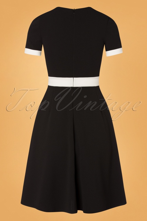 short black swing dress