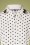 Banned Retro - 60s Cathy Cat Collar Blouse in White 2