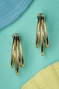 Day&Eve by Go Dutch Label - 50s Carrie Earrings in Gold