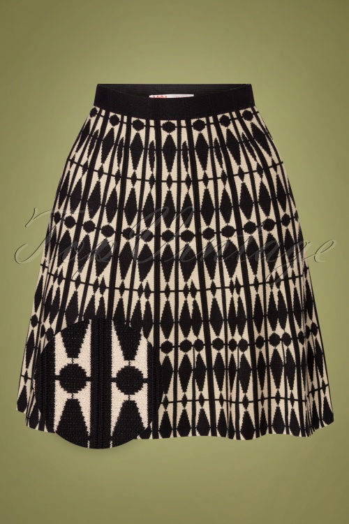 MdM 34392 Swingskirt Black White Braided 08272020 002Z