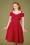 Miss Candyfloss - Exclusief voor TopVintage ~ Davina Kat Bombshell Wiggle Dress in Raspberry