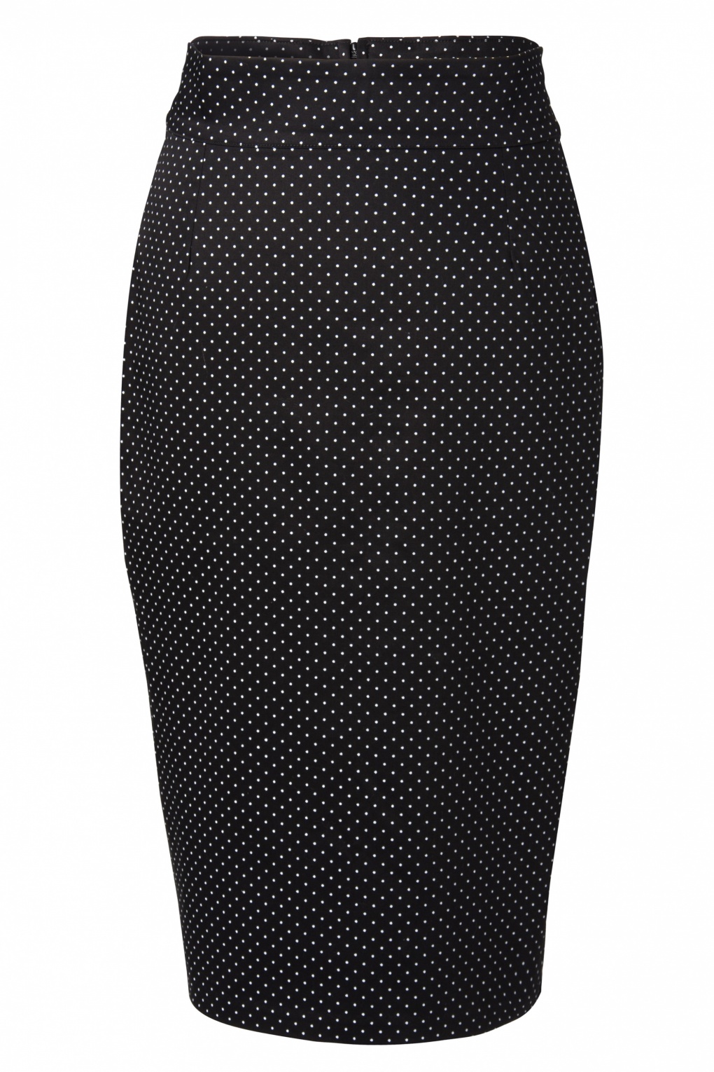 Pencil Skirt In Black Pin Dot Pencil Skirt In Black Pin Dot