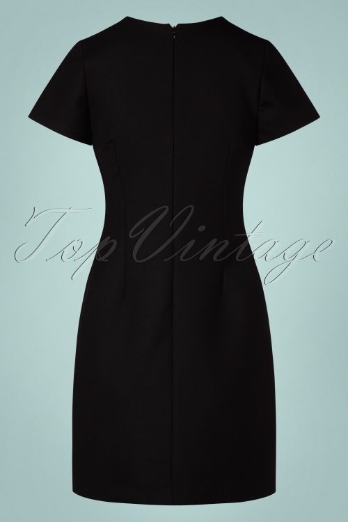 Marmalade-Shop by Magdalena Sokolowska - 60s Cindy Cut Out Bow Dress in Black and Ivory 4