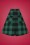 50s Teen Spirit Skirt in Black and Green