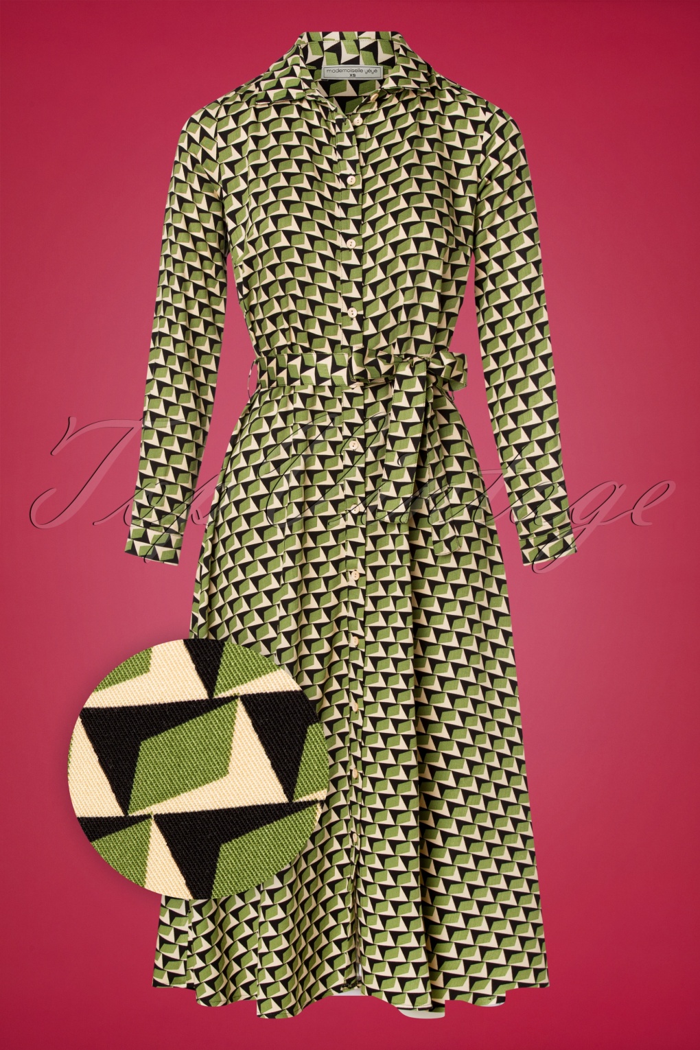 60's shirt dress