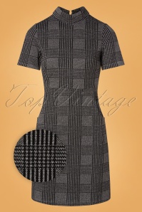 Mademoiselle YéYé - 60s Baby, I Got It A-line Dress in Black and White