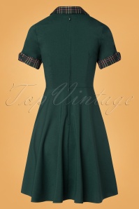 Bunny - 50s Tiddlywinks Dress in Green 4