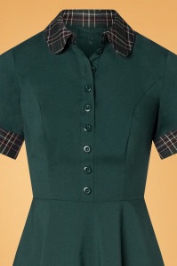 Bunny - 50s Tiddlywinks Dress in Green 2