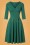 Bunny - 50s Patricia Swing Dress in Dark Green