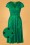 Vintage Chic 34886 Caryl Polkadot Swing Dress Emerald Green 20200907 001Z