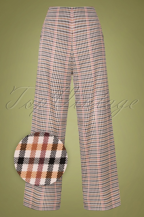 Very Cherry 34746 40s Marlene Pants Nottingham Check 20200909 002Z