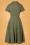 Collectif 35192 50s Caterina Swing Dress Olive Green 20200910 006W