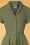Collectif 35192 50s Caterina Swing Dress Olive Green 20200910 001V