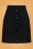 Smashed Lemon - 60s Alba A-Line Skirt in Black 