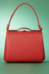Collectif Clothing - 60s Carrie Bag in Red 4