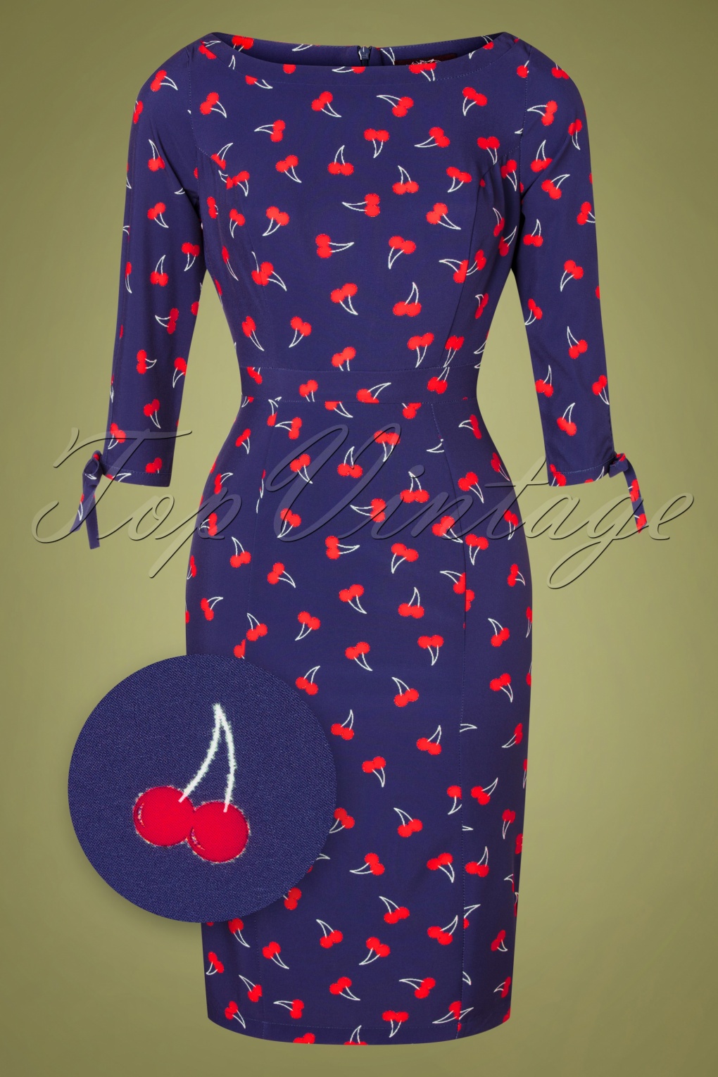 navy blue wiggle dress