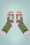 Powder - Nerd Bear Socks Années 60 en Vert Mousse 2