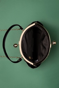 Collectif Clothing - 50s Milly Elegant Daytime Bag in Black 4