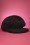 60s Katie Cap Hat in Black