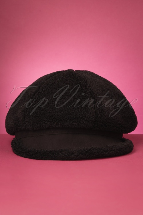 Amici - 60s Katie Cap Hat in Black 2