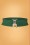 Cinturón elástico vintage verde de los años 50 Lauren