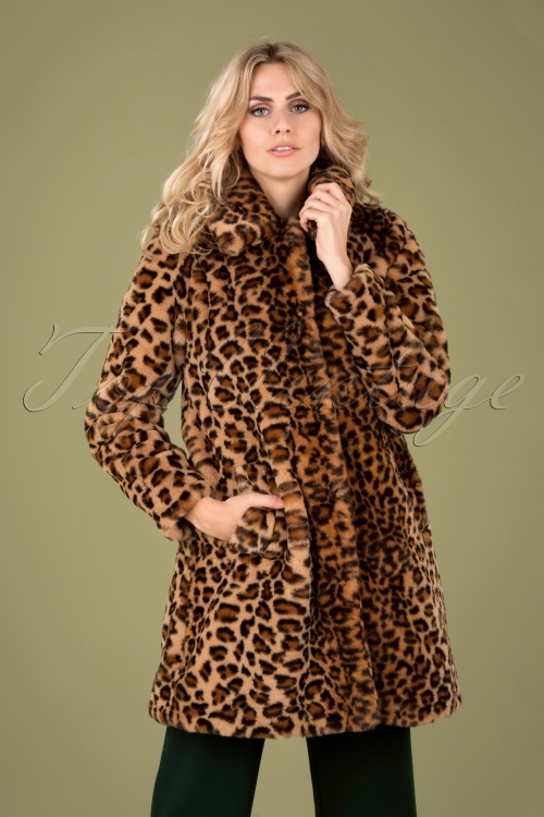 King Louie 34014 Betty Tigresse Coat Brown200701 040MW