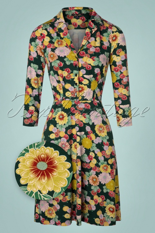 King Louie 34125 Swingdress Diner Kosho Floral 07282020 003Z